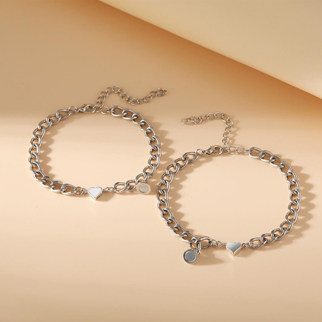 HeartSync Couples Bracelet Set-Couple Bracelet-Auswara