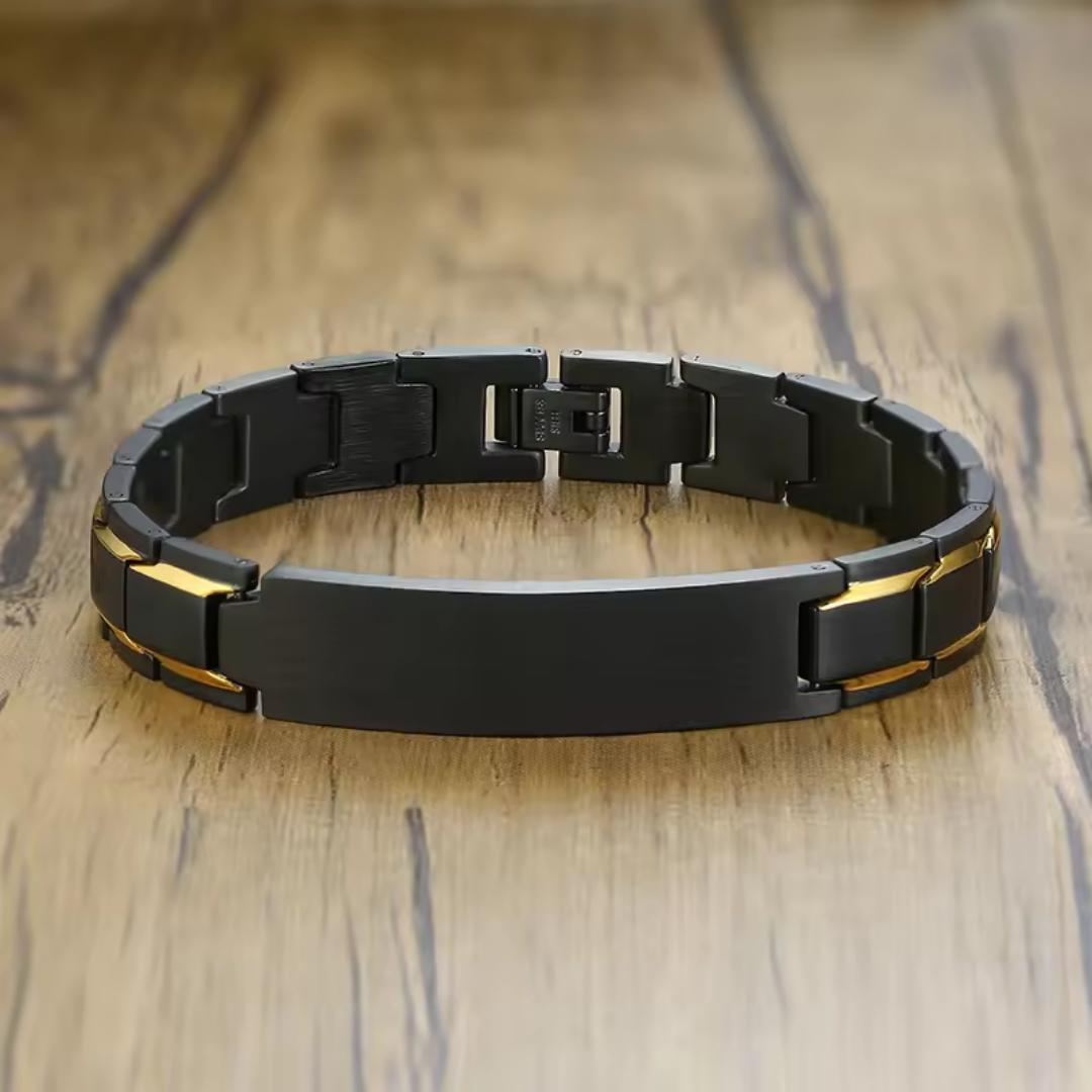 Heritage Stripe Personalised Bracelet-Personalised Bracelet-Auswara