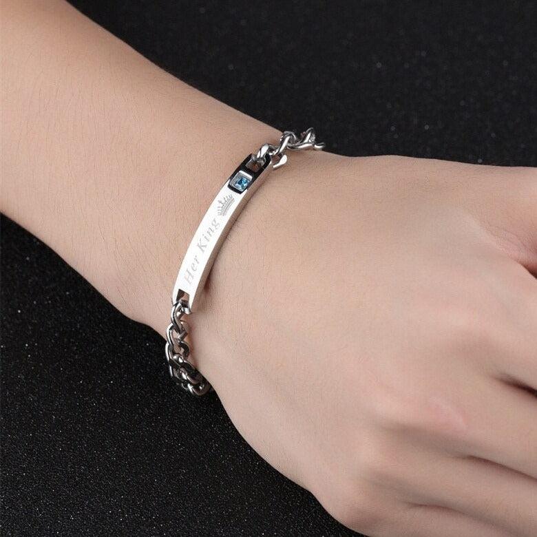 His queen her king armband deals