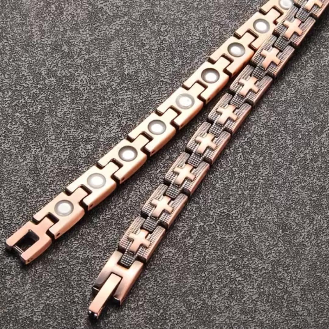 HopeCross Copper Bracelet-Cross Bracelet-Auswara