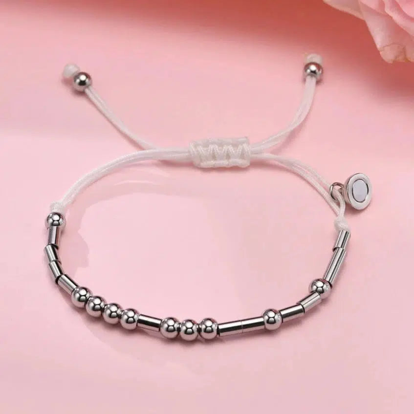 I Love You Morse Code Couples Magnetic Bracelets-Couple Bracelet-Auswara