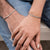 I Love You Morse Code Couples Magnetic Bracelets-Couple Bracelet-Auswara