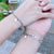Infinity Couples Bracelet with Heart Charm-Couple Bracelet-Auswara
