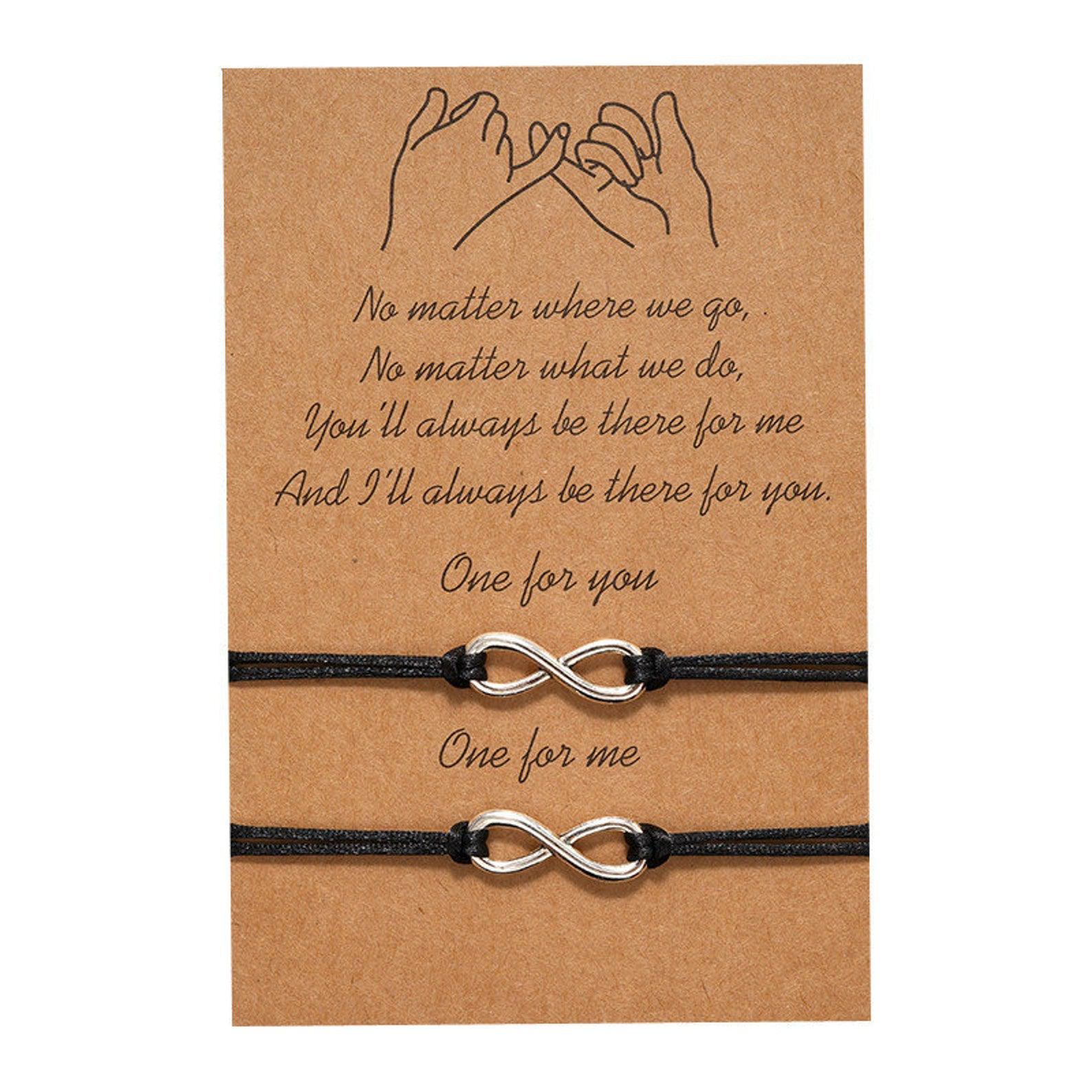 Bff infinity bracelet deals