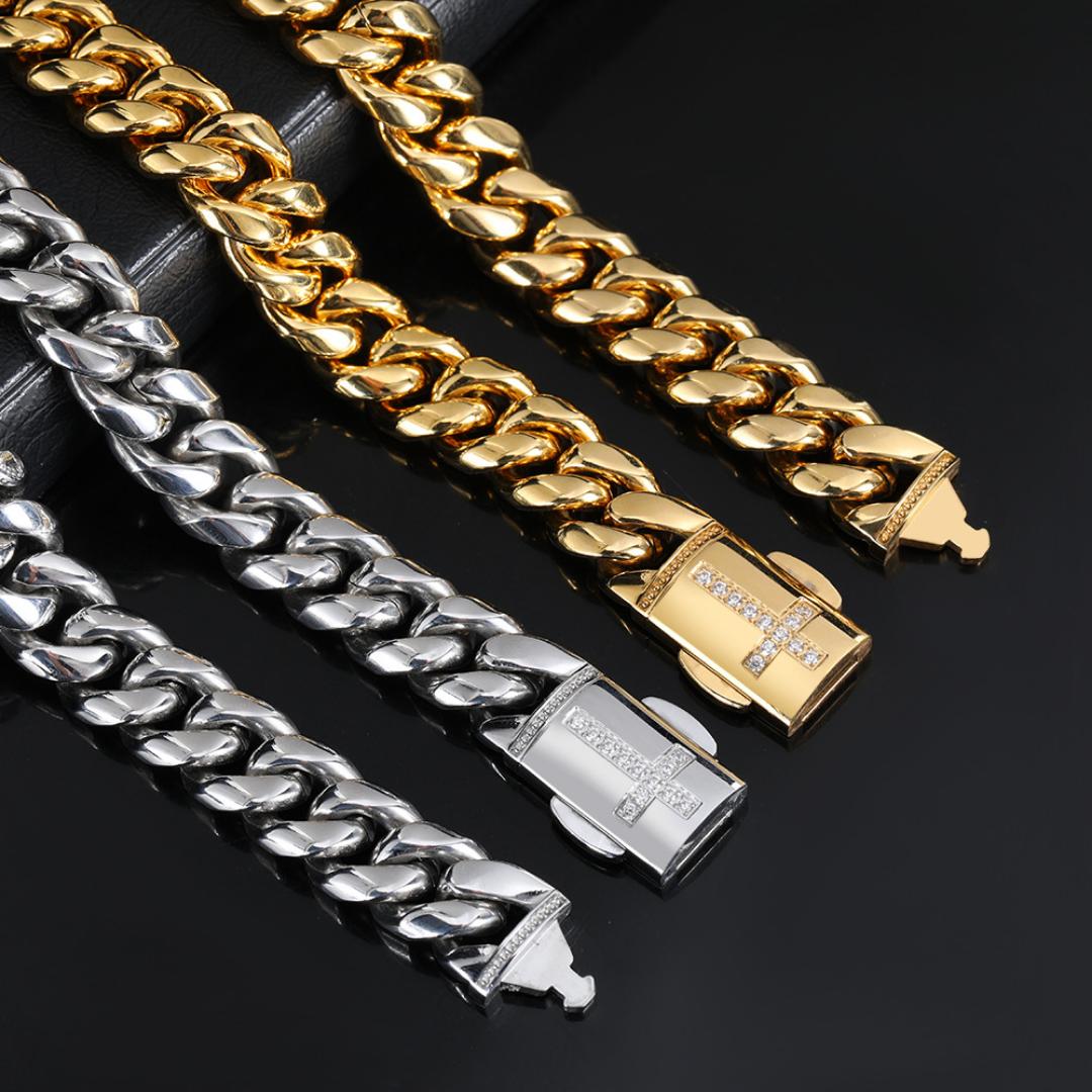 IronFaith Cross Clasp Bracelet-Cross Bracelet-Auswara