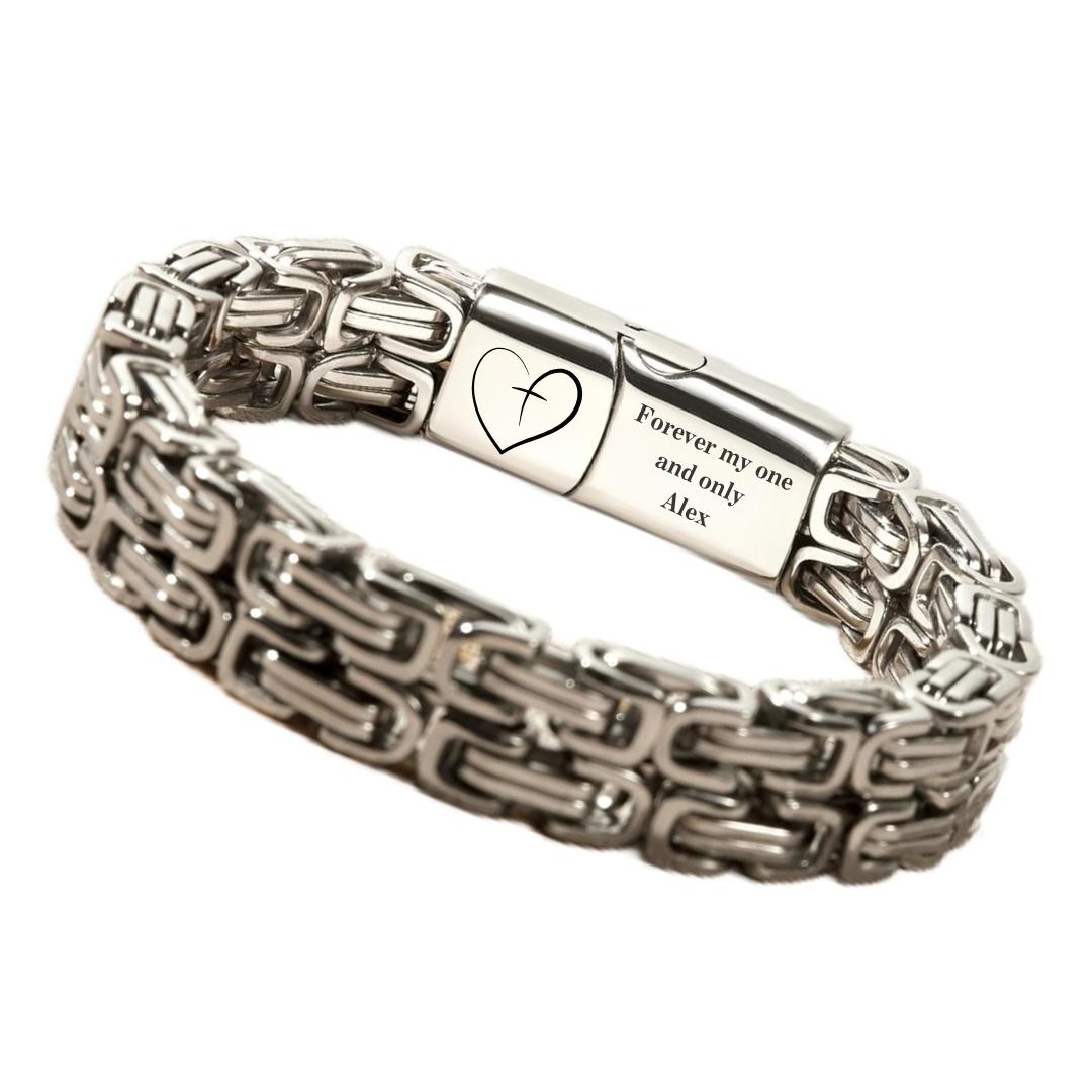 IronWeave Personalised Bracelet-Personalised Bracelet-Auswara