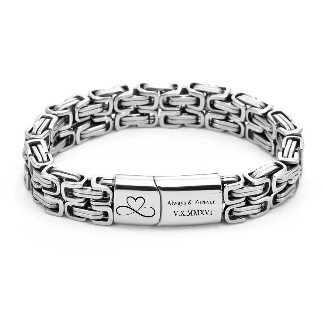 IronWeave Personalised Bracelet-Personalised Bracelet-Auswara
