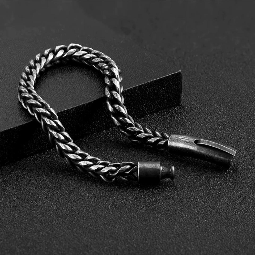 Ironclad Personalised Chain Bracelet-Personalised Bracelet-Auswara