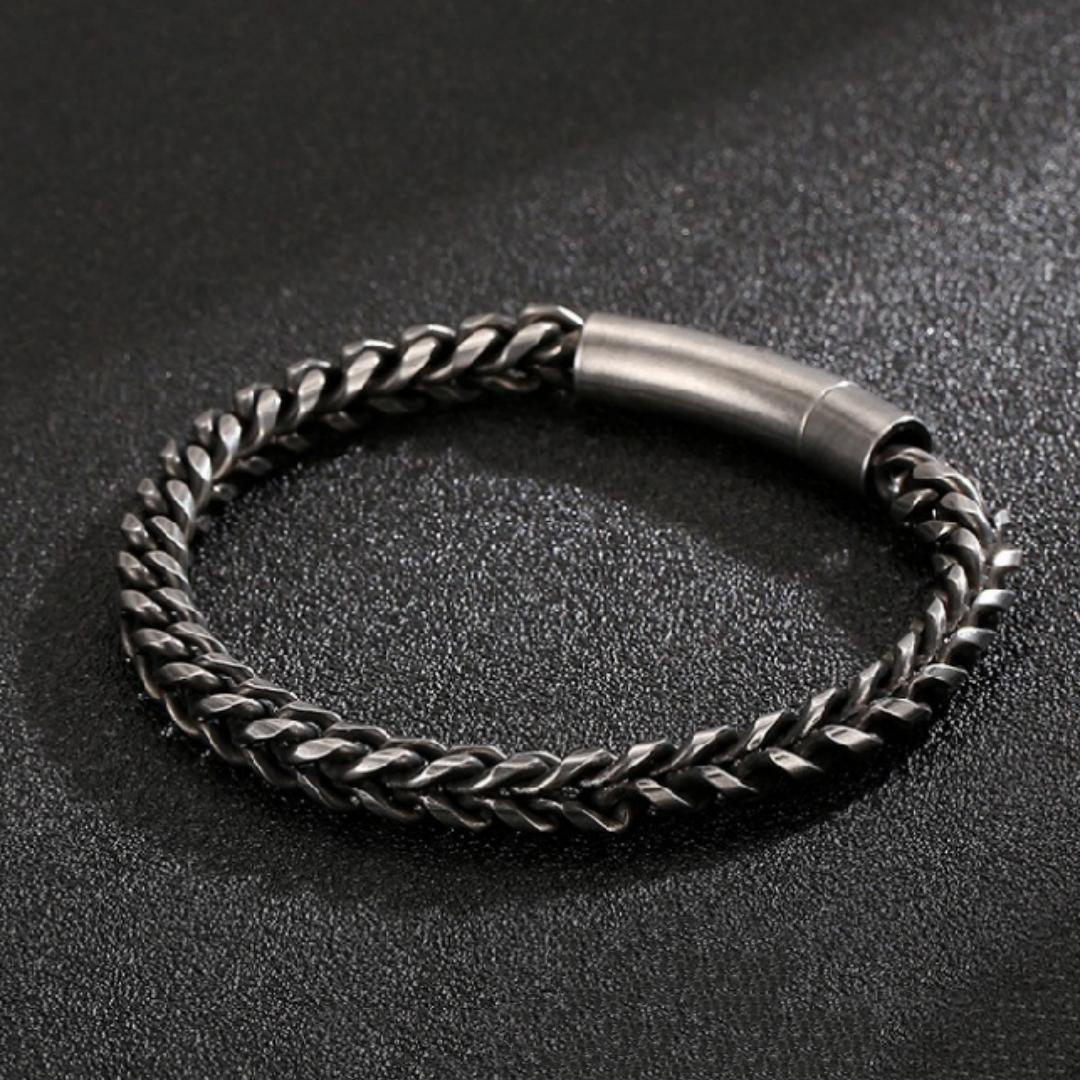 Ironclad Personalised Chain Bracelet-Personalised Bracelet-Auswara