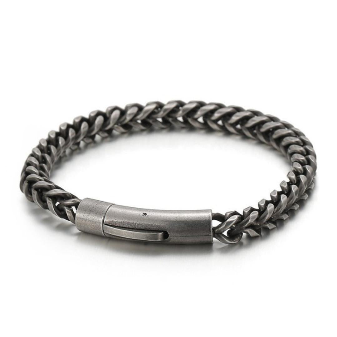Ironclad Personalised Chain Bracelet-Personalised Bracelet-Auswara