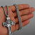 Jesus Face Crucifix Cross Pendant Necklace-Cross Necklace-Auswara