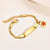 Kids Gold Colour Medical Alert Chain Bracelet-Kids Medical Alert Bracelet-Auswara