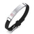 Kids Personalised Black Silicone Medical Alert ID Bracelet-Kids Medical Alert Bracelet-Auswara