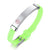 Kids Personalised Green Silicone Medical Alert ID Bracelet-Kids Medical Alert Bracelet-Auswara