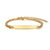 Kids & Tweens Custom Name Bar Bracelet in Gold Colour