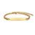 Kids & Tweens Custom Name Bar Bracelet in Gold Colour-Kids Bracelet-Auswara