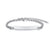 Kids & Tweens Custom Name Bar Bracelet in Silver Colour