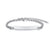Kids & Tweens Custom Name Bar Bracelet in Silver Colour-Kids Bracelet-Auswara
