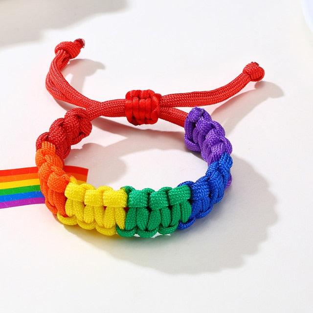 LGBT Adjustable Weave Bracelet-LGBT Bracelet-Auswara