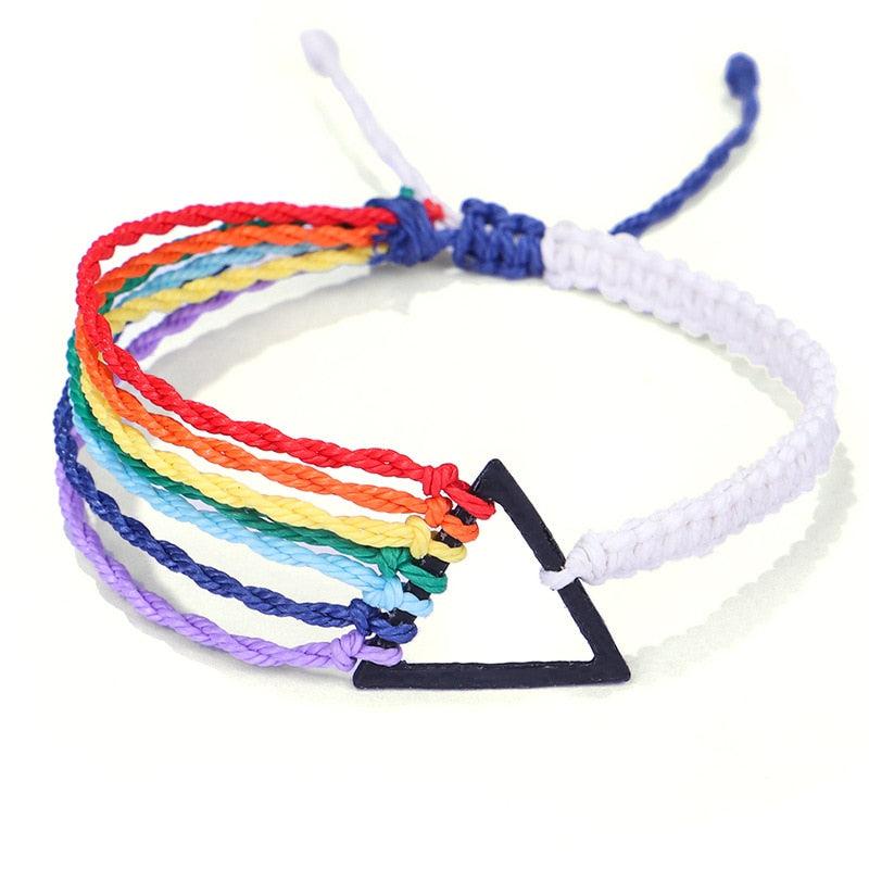 LGBT Multilayer Rope Bracelet-LGBT Bracelet-Auswara