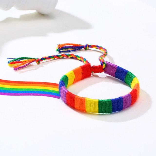 LGBT Rainbow Flag Colour Bracelet-LGBT Bracelet-Auswara