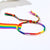 LGBT Rainbow Striped Rope Bracelet-LGBT Bracelet-Auswara