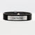Leather Bracelet With Personalised Bar-Personalised Bracelet-Auswara
