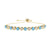 Light Blue Evil Eye Slider Bracelet-Evil Eye Bracelet-Auswara