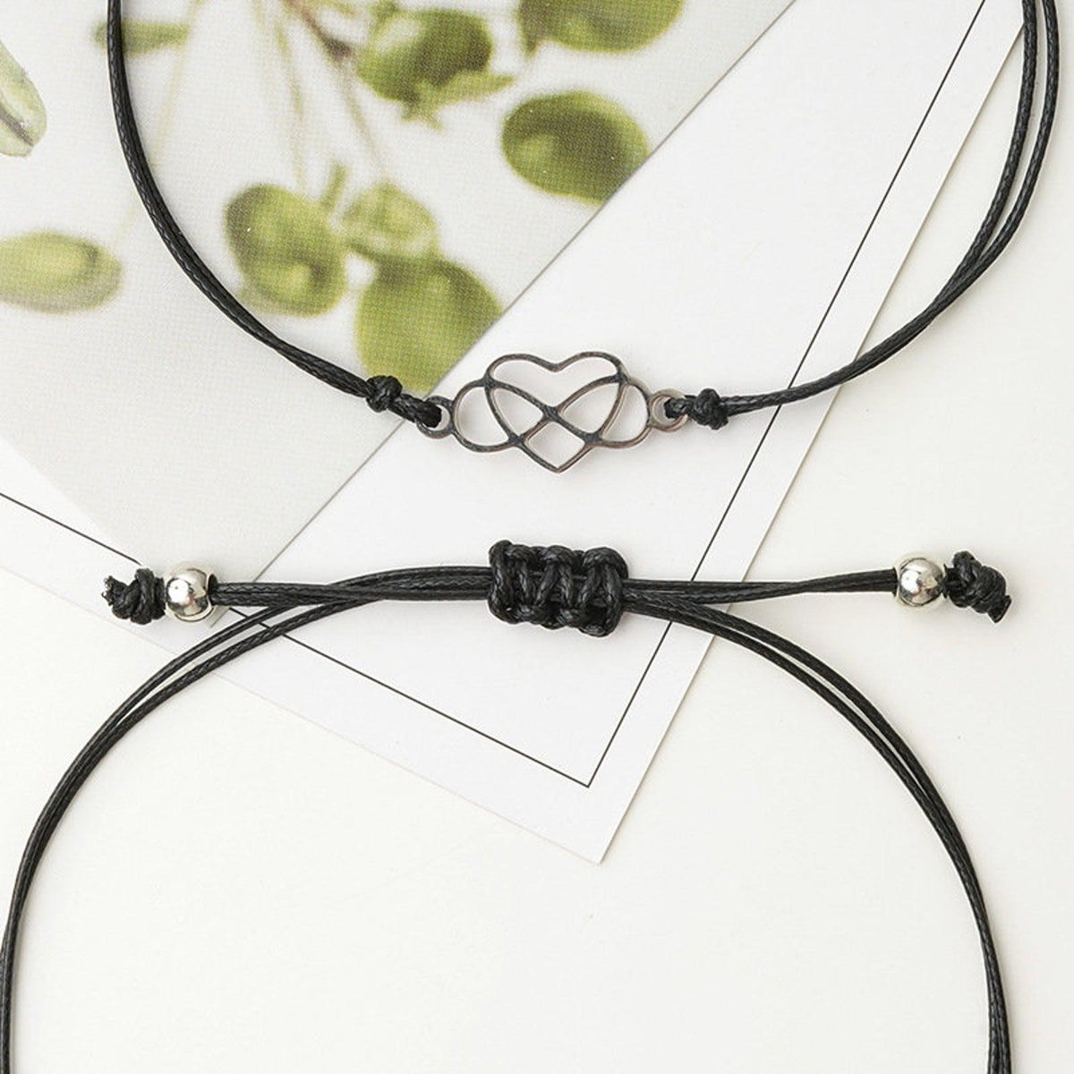 Heart Infinity Friendship Bracelet Set-Friendship Bracelets-Auswara