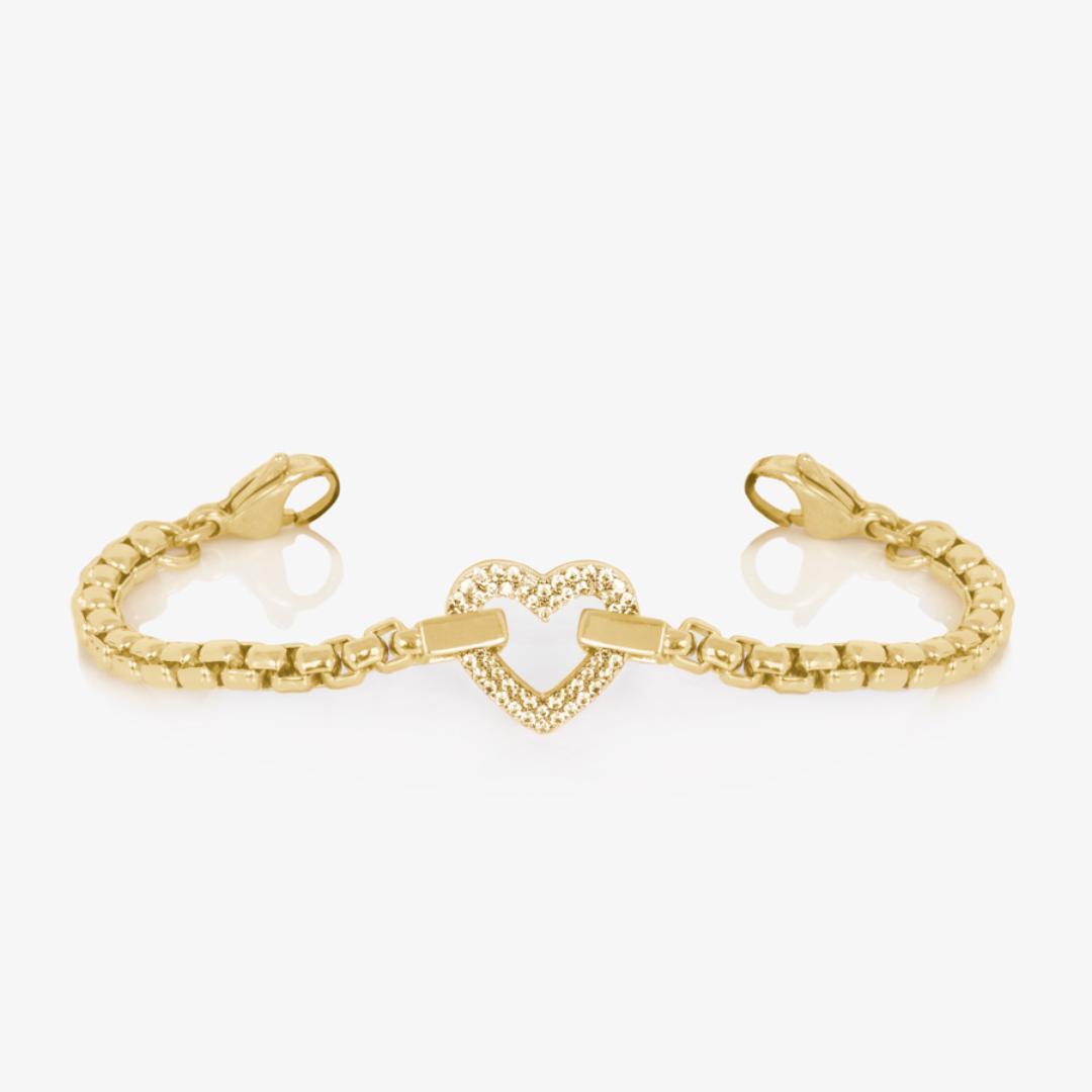 Lustre Heart Women’s Medical ID Bracelet-Medical ID Bracelet-Auswara