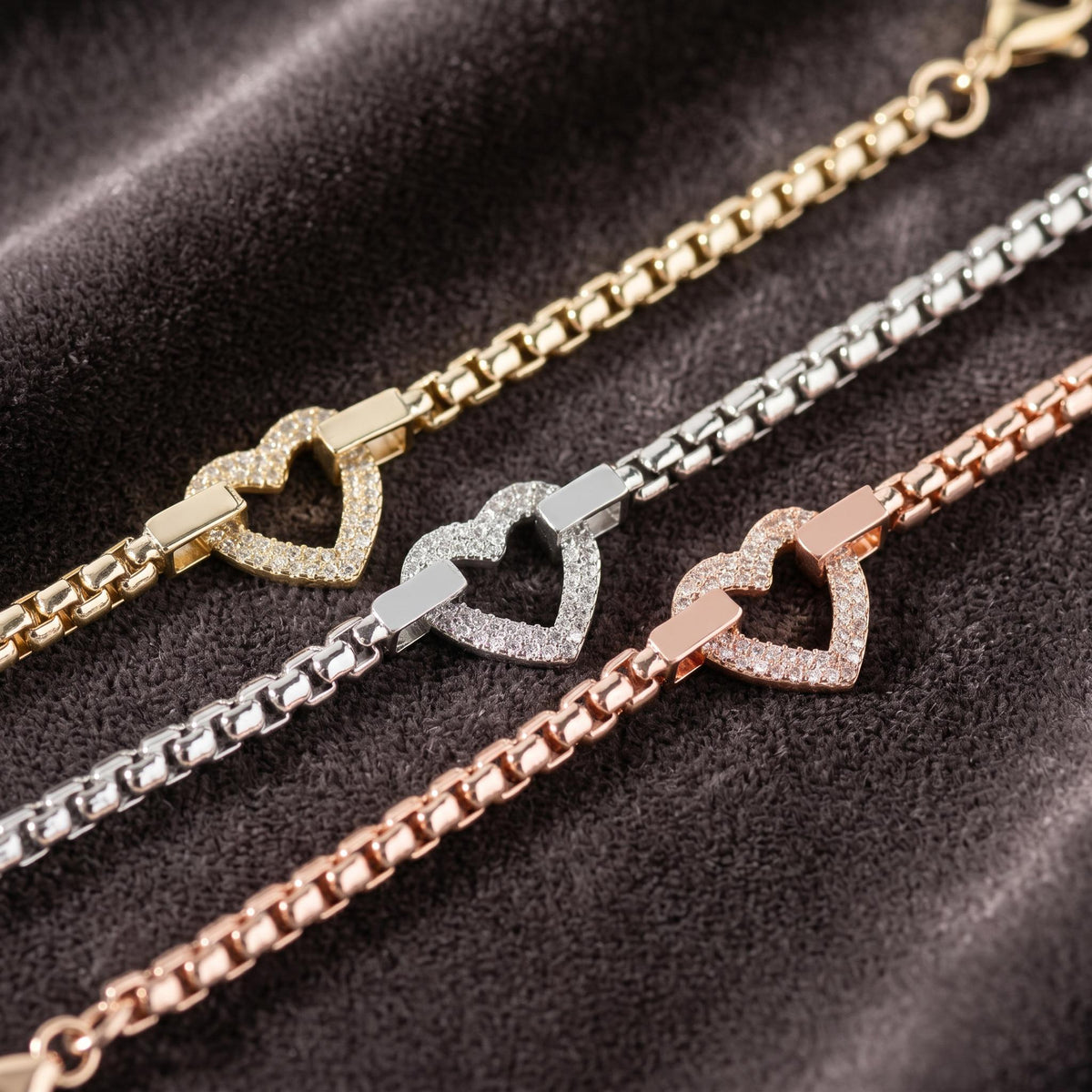 Lustre Heart Women’s Medical ID Bracelet-Medical ID Bracelet-Auswara