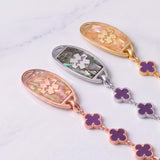 Lustre Purple Bloom Women’s Medical ID Bracelet-Medical ID Bracelet-Auswara