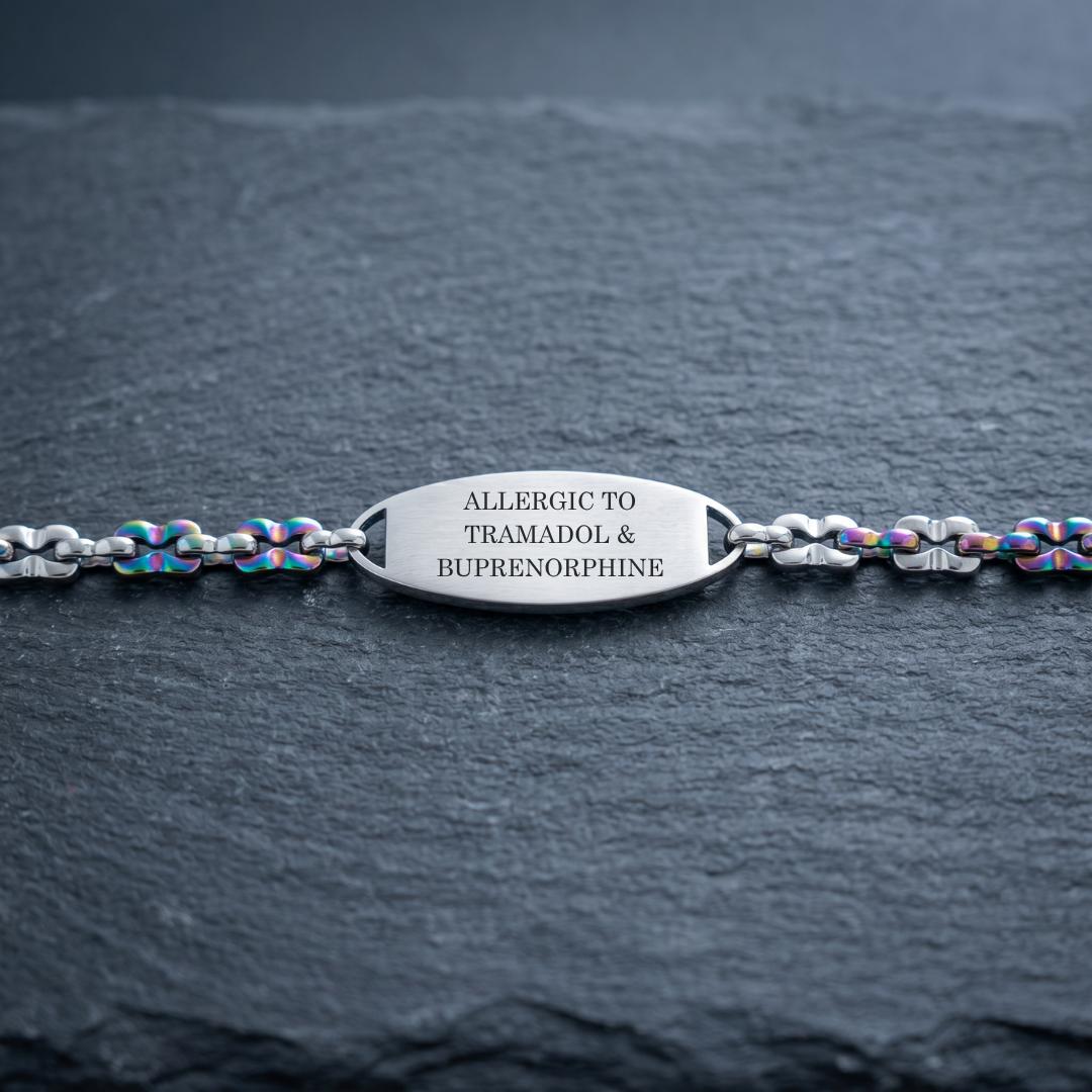 Luxe Petal Medical ID Bracelet-Medical ID Bracelet-Auswara