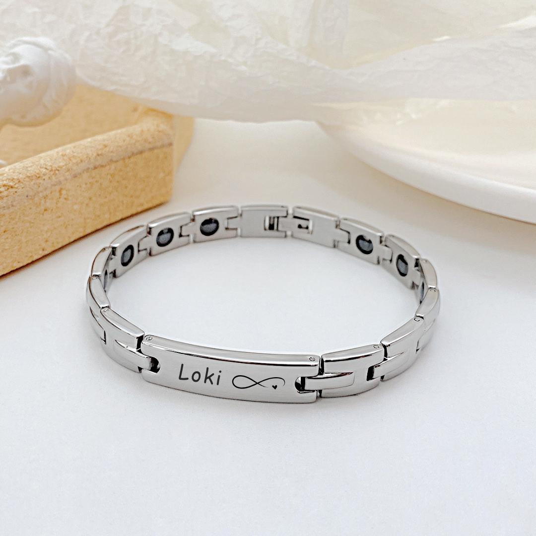 MagnaBond Personalised Couple Bracelet Set-Couple Bracelet-Auswara