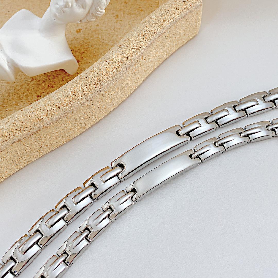 MagnaBond Personalised Couple Bracelet Set-Couple Bracelet-Auswara