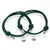 Magnetic Green Rope Bracelets for Couples-Couple Bracelet-Auswara