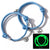 Magnetic Light Blue Rope Bracelets for Couples-Couple Bracelet-Auswara