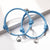 Magnetic Light Blue Rope Bracelets for Couples-Couple Bracelet-Auswara