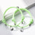 Magnetic Pale Green Rope Bracelets for Couples-Couple Bracelet-Auswara