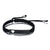 Magnetic Personalised Couples Matching Bracelets with Hollow Hearts-Couple Bracelet-Auswara