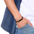 Magnetic Personalised Couples Matching Bracelets with Hollow Hearts-Couple Bracelet-Auswara