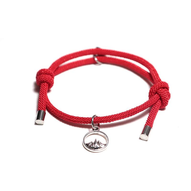Magnetic Red Rope Friendship Bracelets-Friendship Bracelets-Auswara