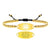 MedLux Aura – Gold Colour Beads-Medical ID Bracelet-Auswara