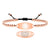 MedLux Aura – Rose Gold Colour Beads-Medical ID Bracelet-Auswara
