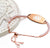 MedLux Aura – Rose Gold Gold Colour with Cubic Zirconia-Medical ID Bracelet-Auswara