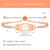 MedLux Aura – Rose Gold Gold Colour with Cubic Zirconia-Medical ID Bracelet-Auswara