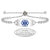 MedLux Aura – Silver Colour with Cubic Zirconia-Medical ID Bracelet-Auswara