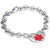Medical Alert ID Bracelet with Heart Charm-Medical ID Bracelet-Auswara