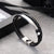 Men's Engravable Leather Bracelet-Personalised Bracelet-Auswara