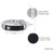 Personalised Black Bar Medical Alert ID Mesh Bracelet-Medical ID Bracelet-Auswara